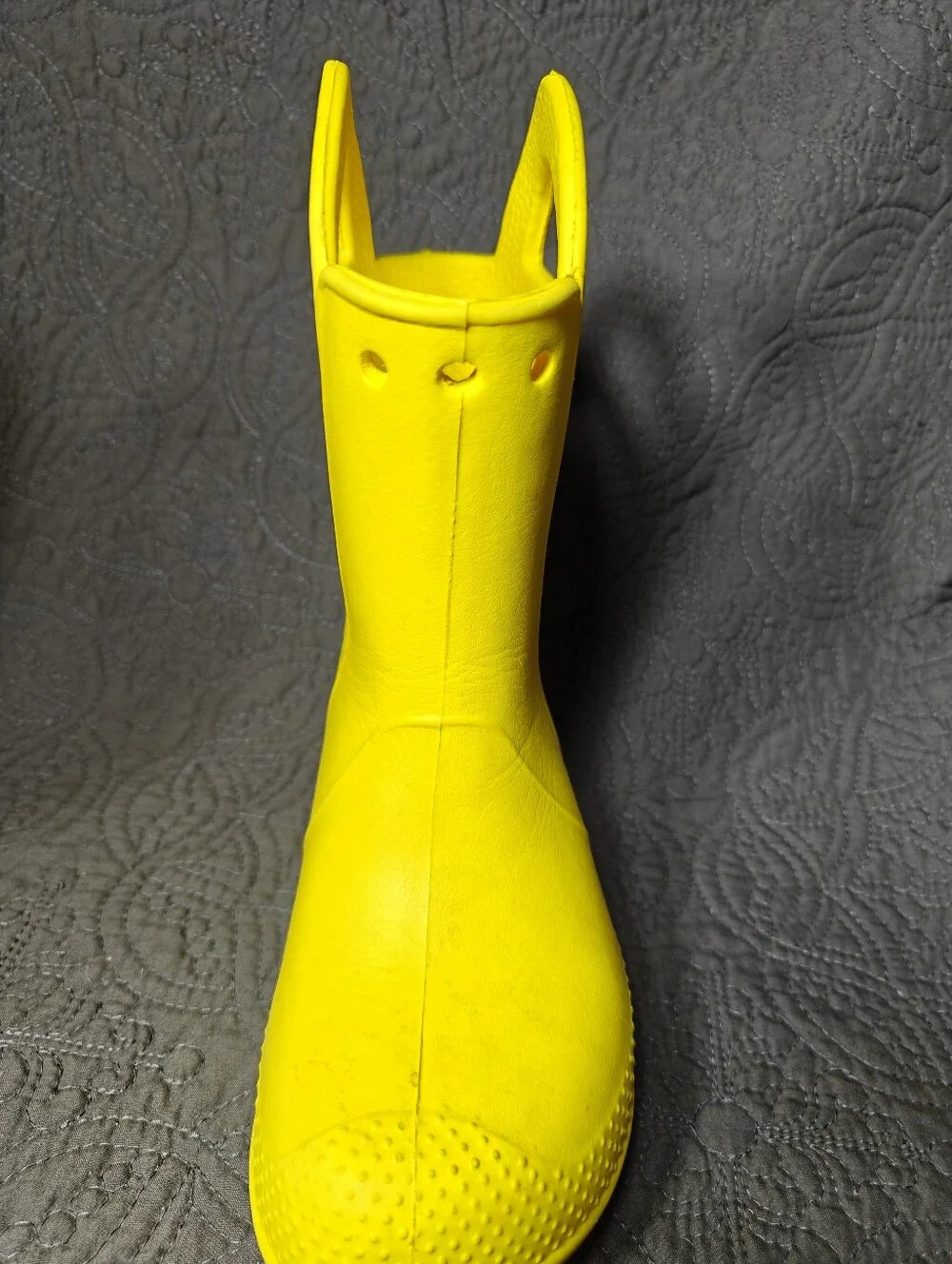 Toddler Handle It Yellow Pull On Pink Rain Boot Size Toddler Size 12